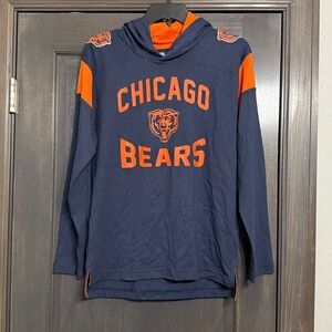 NFL Chicago Bears Navy and Orange Hoodie